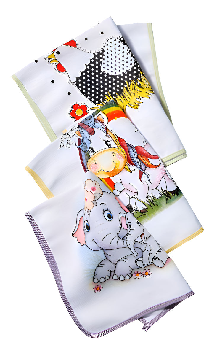 Pano De Prato Atacado Vies Estampado Kit Com 10 Peças