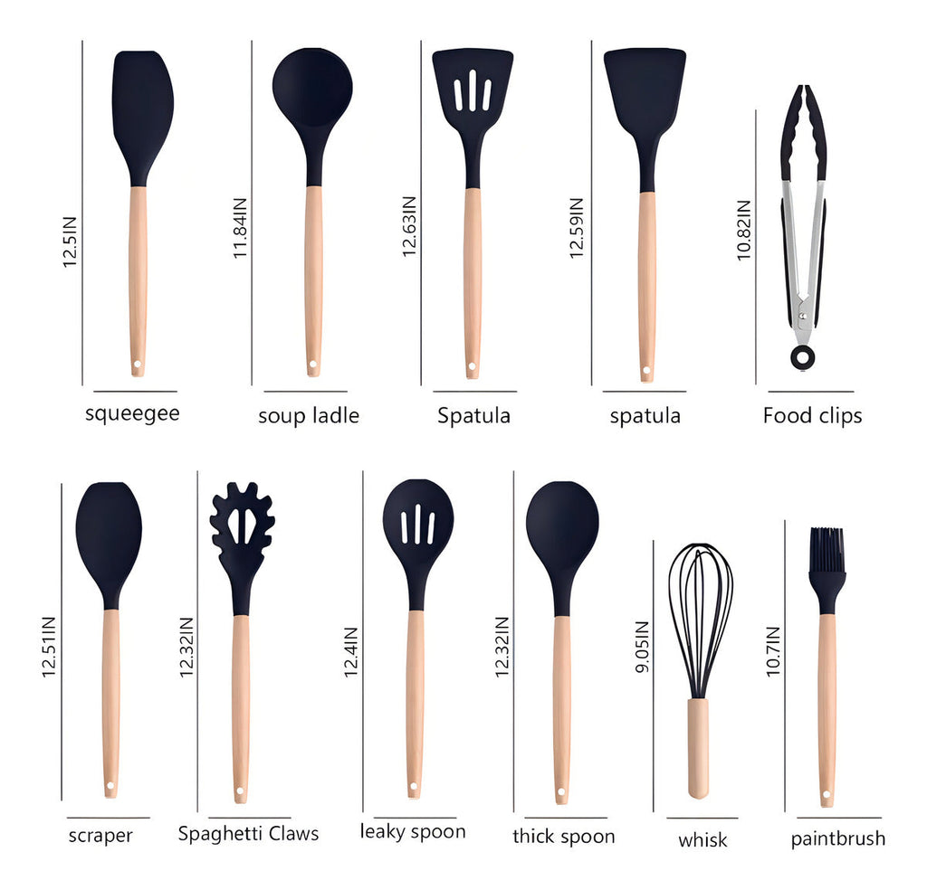 Kit 19 Utensílios De Cozinha rosa Em Silicone E Aço Inox Com Facas, Tesoura, Tábua E Porta Utensílios Resistentes Ao Calor Ideal Para Panelas Antiaderentes Design Moderno E Funcional Ponte Lar