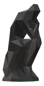 Estatua Réplica O Pensador Decoração 10 Cm Cor Preto