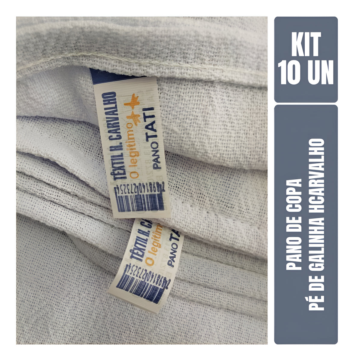 Kit 10 Pano De Prato Liso Branco Cozinha Pintar H Carvalho