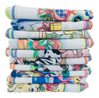 Pano De Prato Atacado Vies Estampado Kit Com 10 Peças