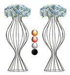 2 Vaso Torneado 60cm Armação Porta Arranjo Decoração Festa