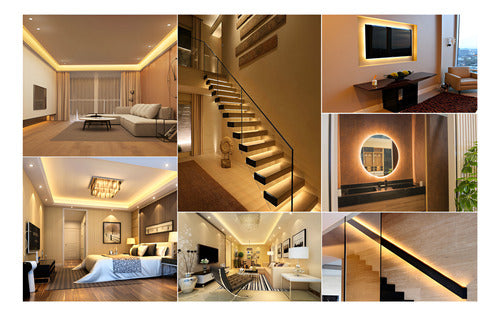 Mangueira Led 5050 Chata 15m Branco Quente Sancas 14,4w/m