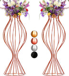 2 Vaso Torneado 60cm Armação Porta Arranjo Decoração Festa