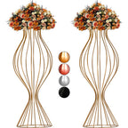 2 Vaso Torneado 60cm Armação Porta Arranjo Decoração Festa